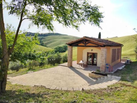 Agriturismo mit Pool, 6 Ferienwohnungen bei Volterra, Tritt-Toskana